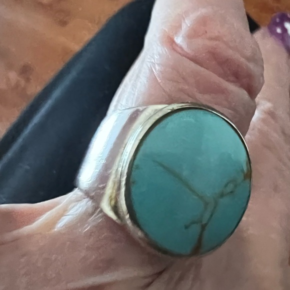Turquoise Stone Ring - Picture 2 of 10